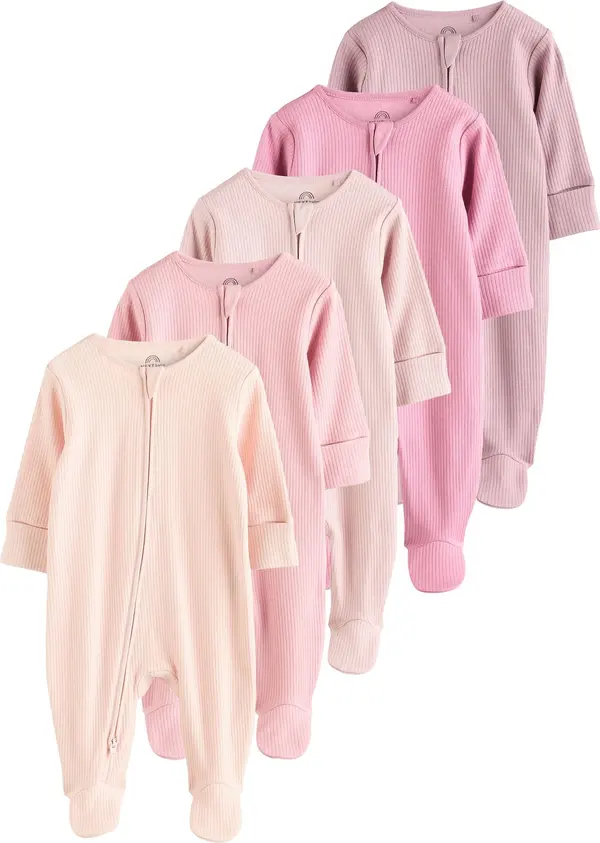 Next Next Dječji bodi  roza / rosé / puder roza / prljavo roza / svijetloroza