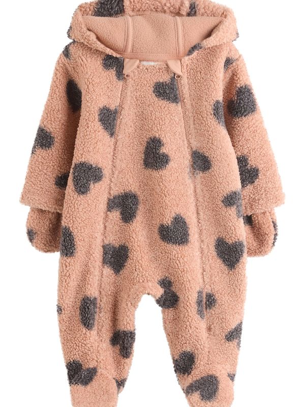 Next Next Dječji bodi  smeđa / siva