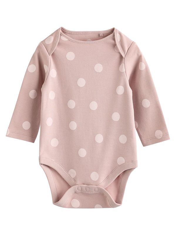 Next Next Dječji bodi  svijetlobež / tamno bež / ružičasto crvena / prljavo roza / bijela