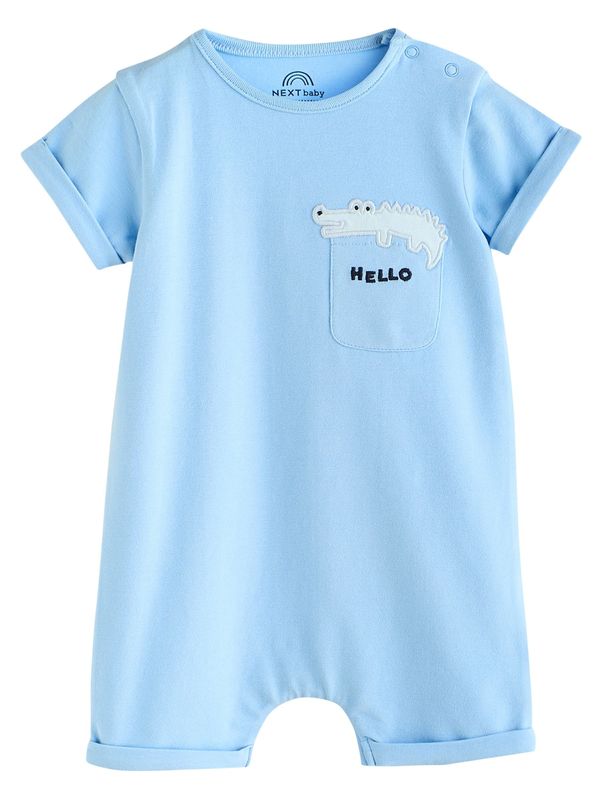 Next Next Dječji bodi  svijetloplava / bijela