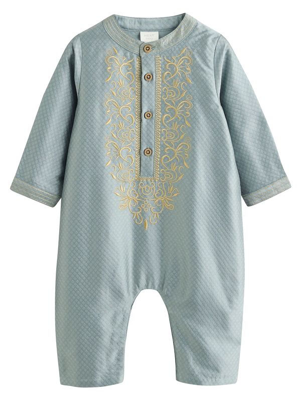 Next Next Dječji bodi  žuta / menta