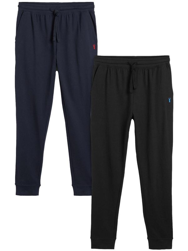 Next Next Duga pidžama  mornarsko plava / crna