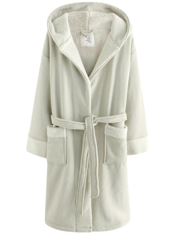 Next Next Dugi kupaći ogrtač  pastelno zelena