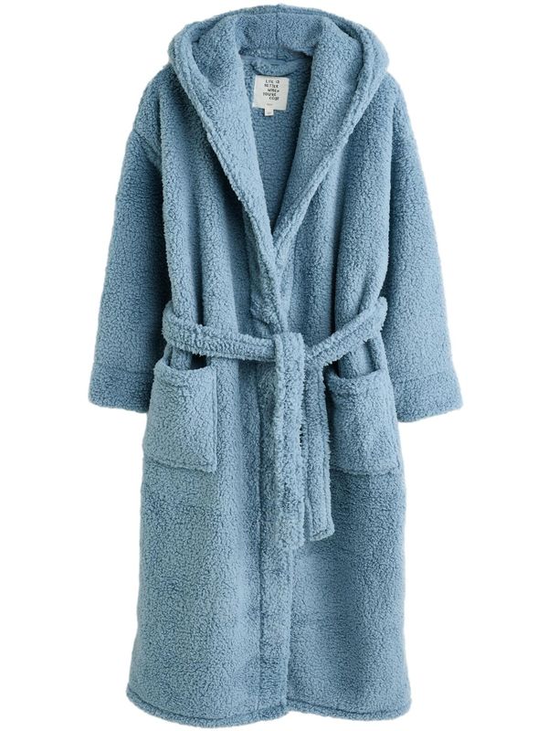 Next Next Dugi kupaći ogrtač  svijetloplava