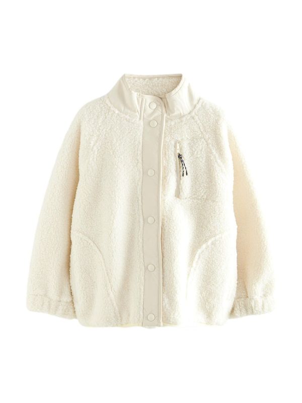 Next Next Flis jakna  ecru/prljavo bijela