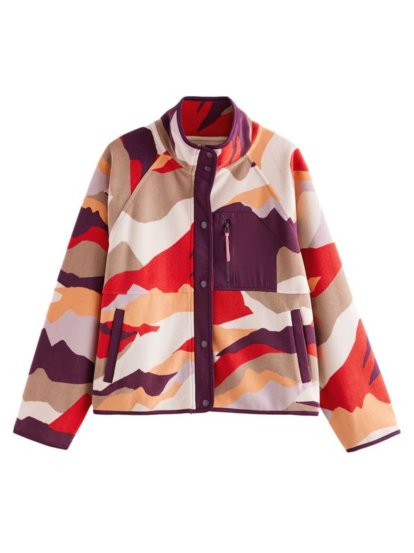 Next Next Flis jakna  miks boja / burgund