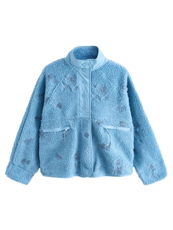 Next Next Flis jakna  mornarsko plava / azur