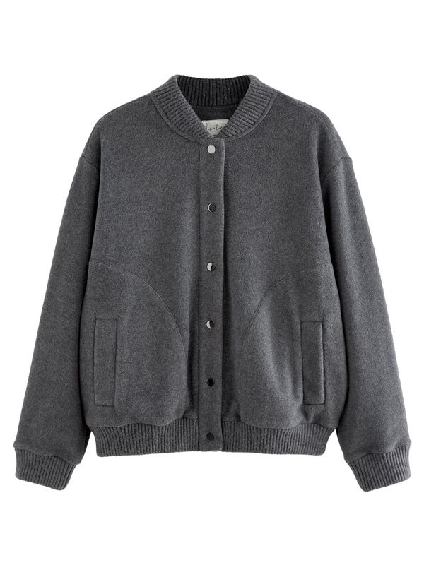 Next Next Flis jakna  siva