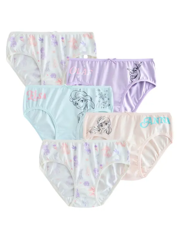 Next Next Gaće 'Disney Frozen'  boja pijeska / tirkiz / pastelno zelena / lavanda / rosé