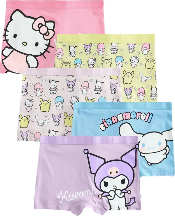 Next Next Gaće 'Hello Kitty'  nebesko plava / žuta / ljubičasta / roza / roza