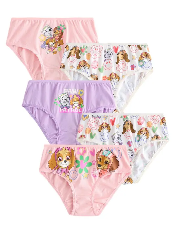 Next Next Gaće 'Paw Patrol'  smeđa / svijetloljubičasta / roza / bijela