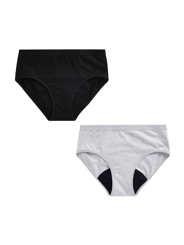 Next Next Gaće 'Period'  svijetlosiva / crna