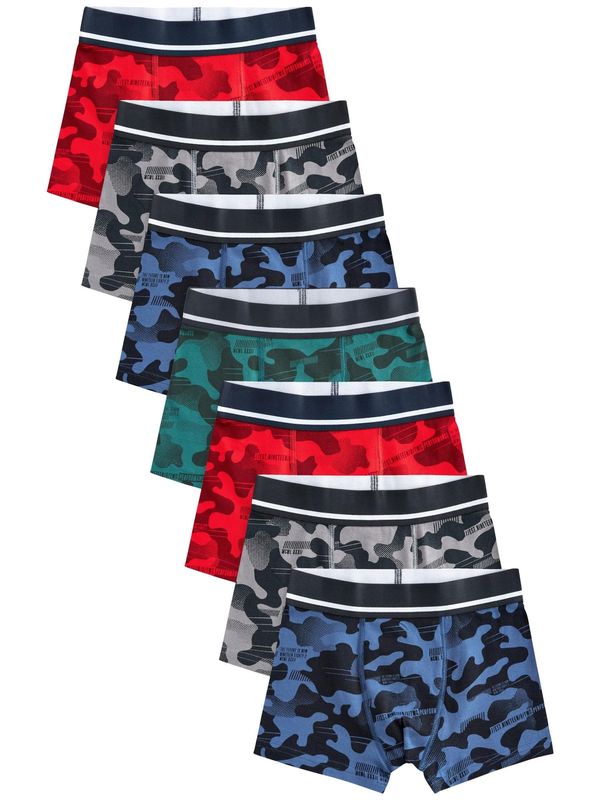 Next Next Gaće  plava / siva / zelena / crvena