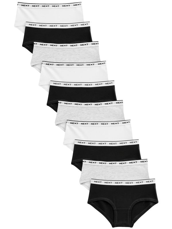 Next Next Gaće  siva melange / crna / bijela