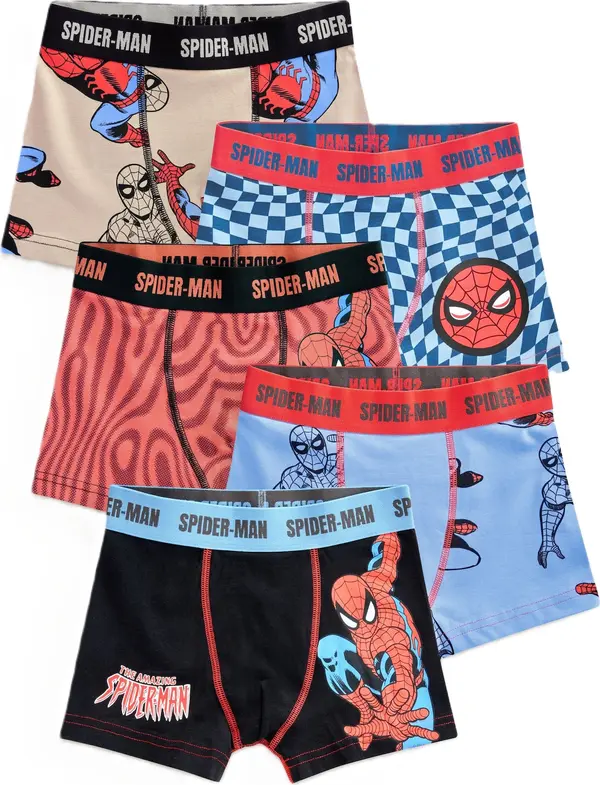Next Next Gaće 'Spiderman'  bež / svijetloplava / crvena / crna