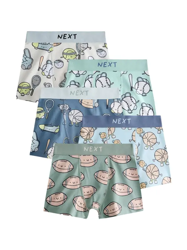 Next Next Gaće  svijetloplava / zelena / menta / vuneno bijela