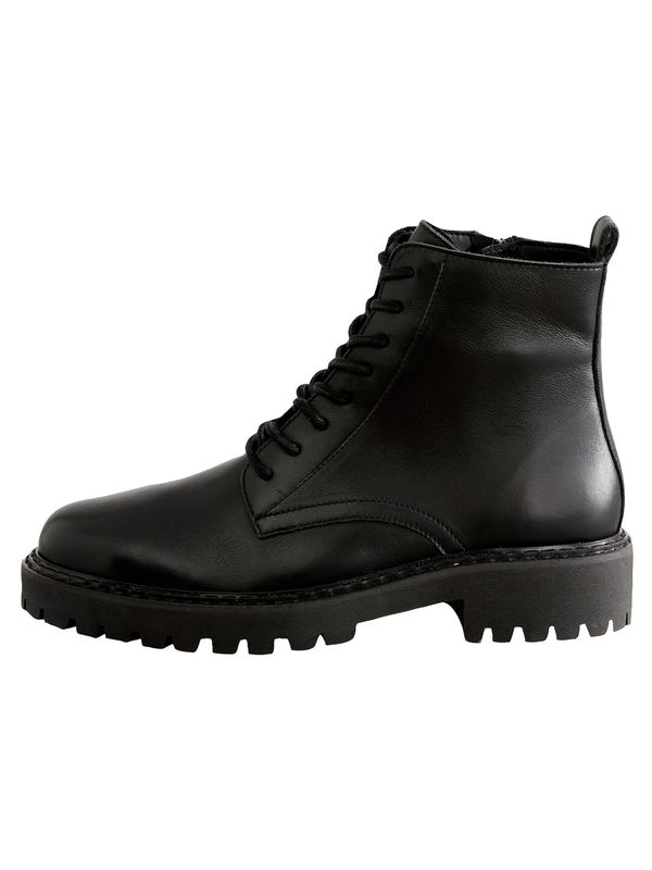 Next Next Gležnjače na vezanje  crna