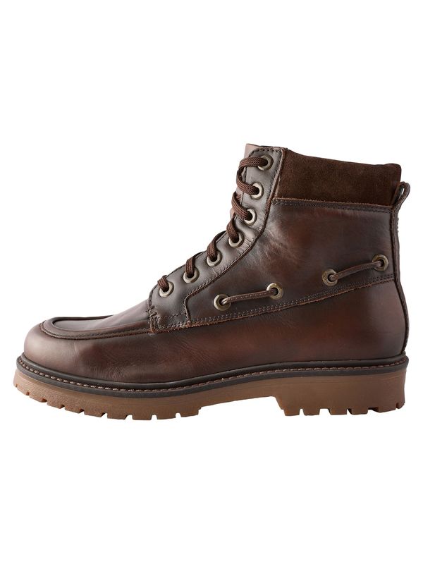 Next Next Gležnjače na vezanje 'Forever Comfort'  tamno smeđa