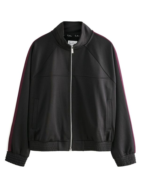 Next Next Gornji dio trenirke  patlidžan / crna / bijela