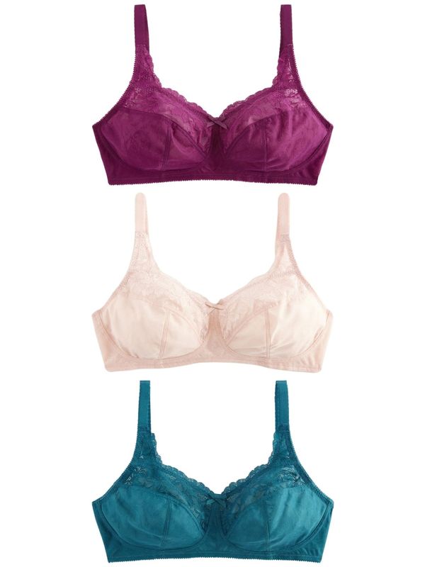 Next Next Grudnjak  bež / petrol / tamno ljubičasta