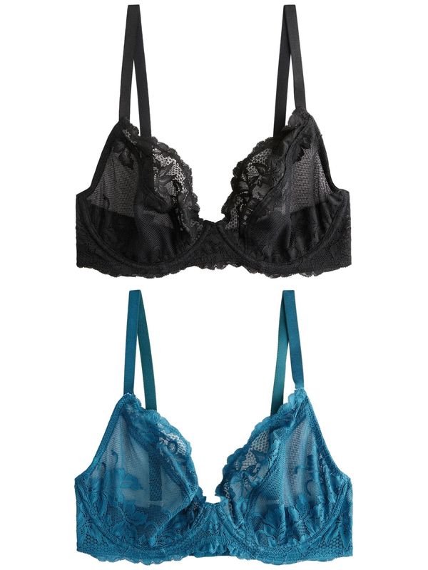 Next Next Grudnjak  cijan plava / crna