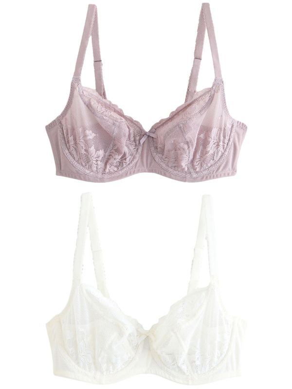 Next Next Grudnjak  lila / bijela