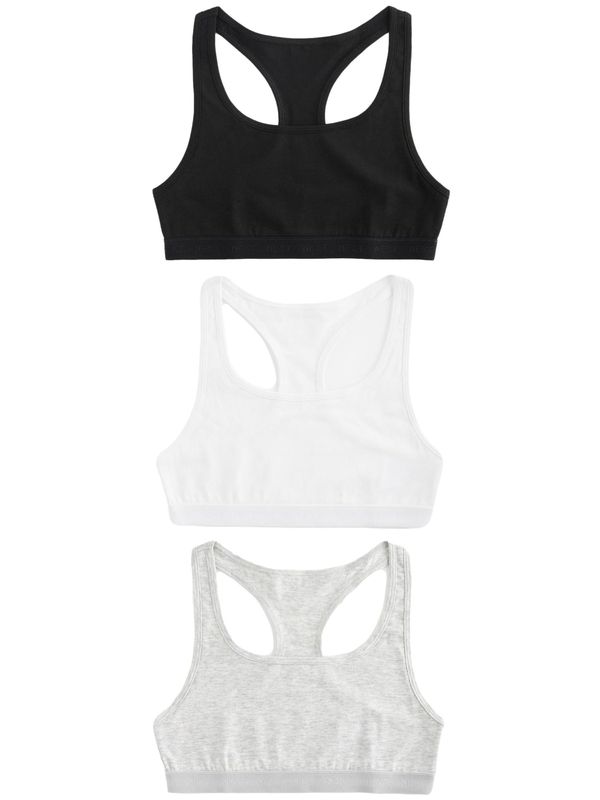 Next Next Grudnjak  svijetlosiva / crna / bijela