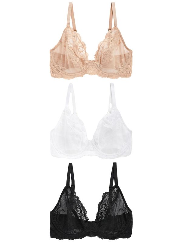 Next Next Grudnjak  tamno bež / crna / bijela