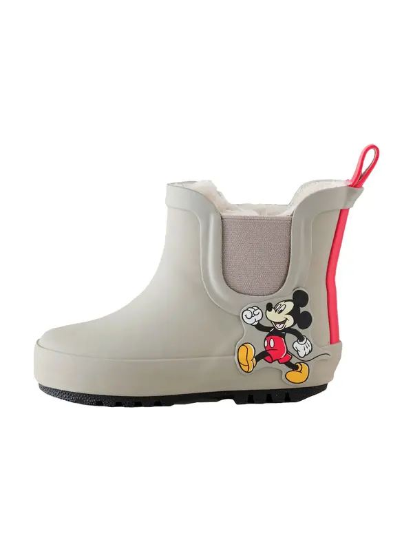 Next Next Gumene čizme 'Mickey Mouse'  tamno bež / crvena / crna / bijela