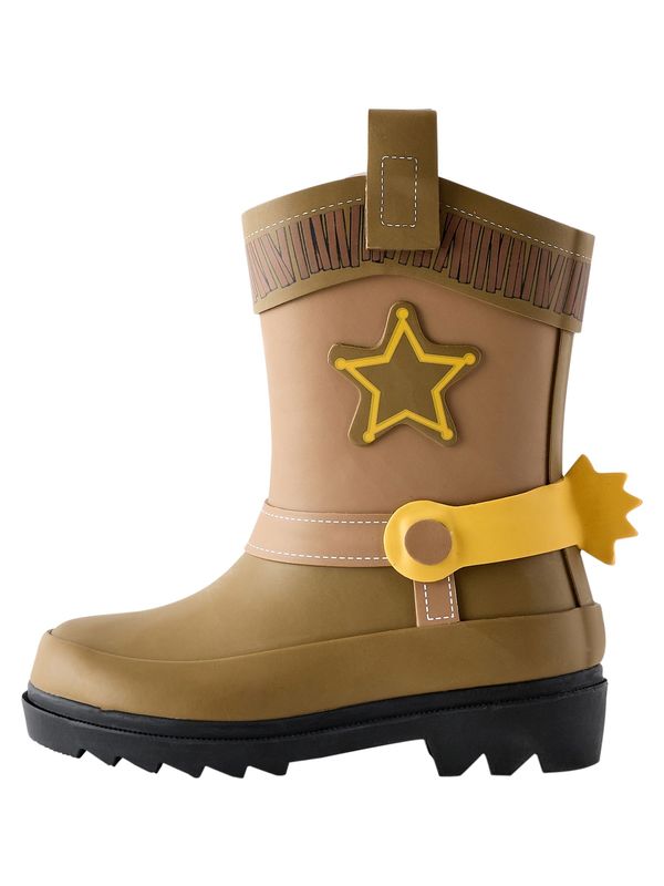 Next Next Gumene čizme  smeđa / žuta