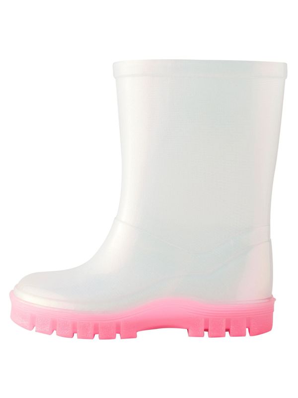 Next Next Gumene čizme  svijetloroza / bijela