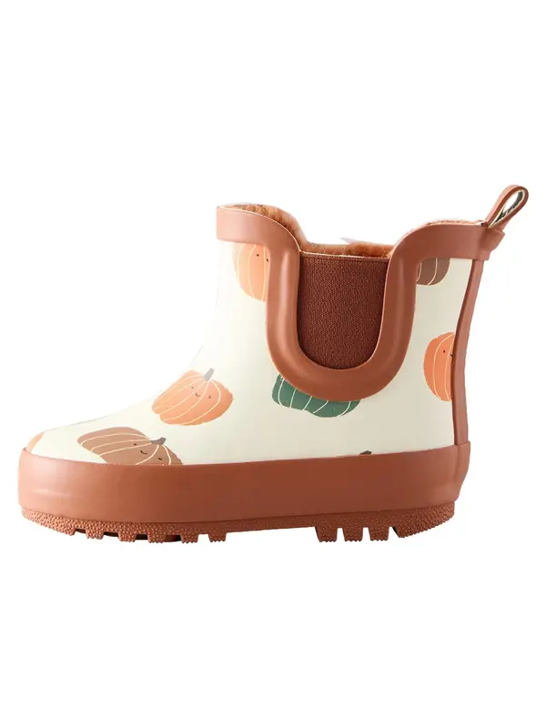 Next Next Gumene čizme 'Wellies'  boja slonovače / smeđa / zelena / narančasta