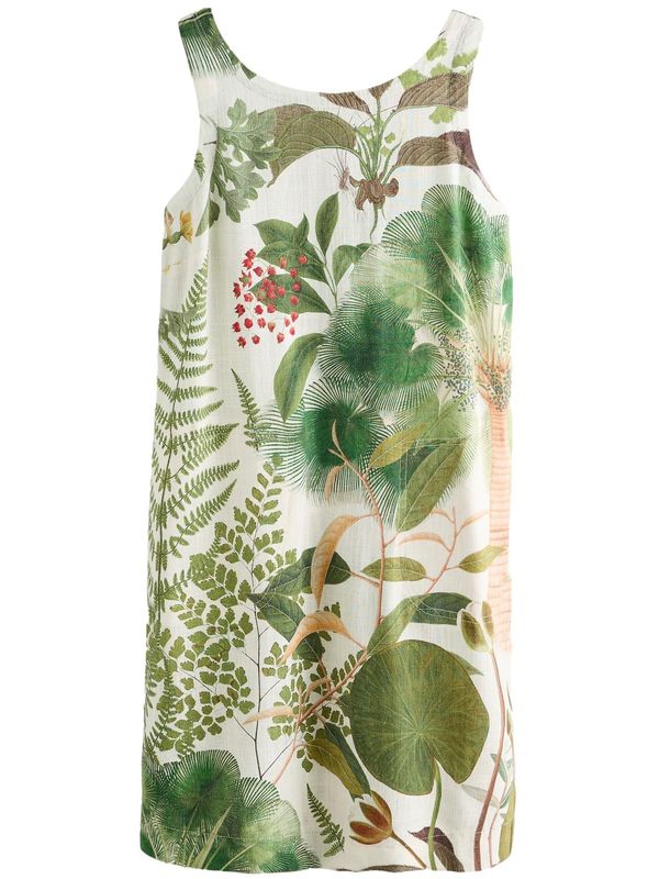 Next Next Haljina  bež / maslinasta / jabuka / travnato zelena / crvena / bijela