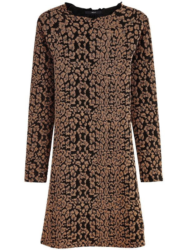 Next Next Haljina  bež / smeđa / crna