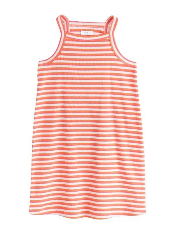Next Next Haljina  mandarina / losos / bijela