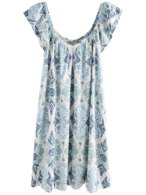 Next Next Haljina  svijetloplava / svijetlozelena / bijela