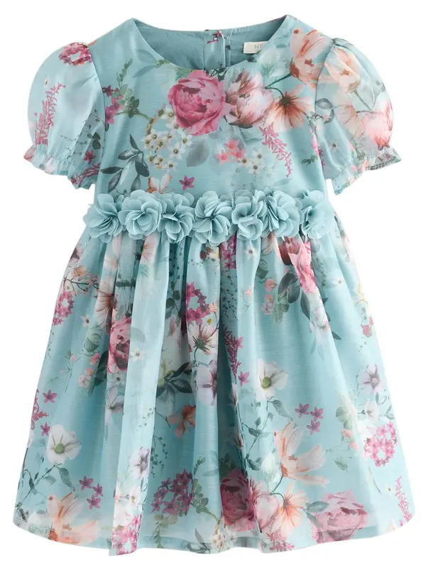 Next Next Haljina  svijetloplava / tamno zelena / roza / magenta