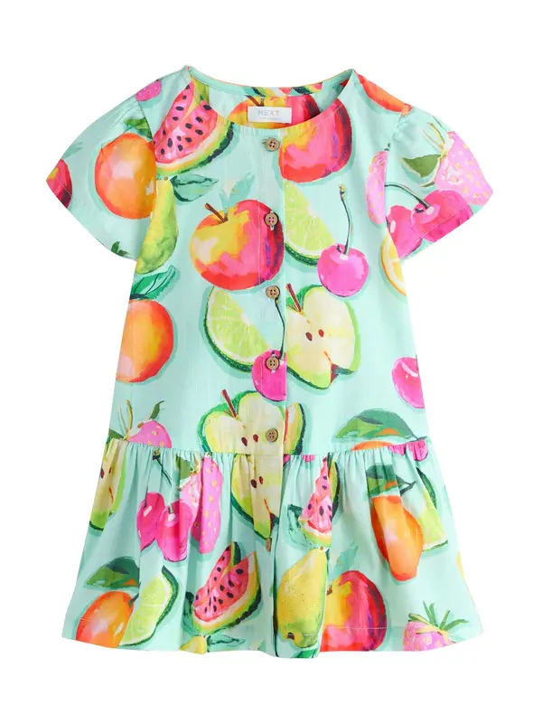 Next Next Haljina  tirkiz / limun / mandarina / roza