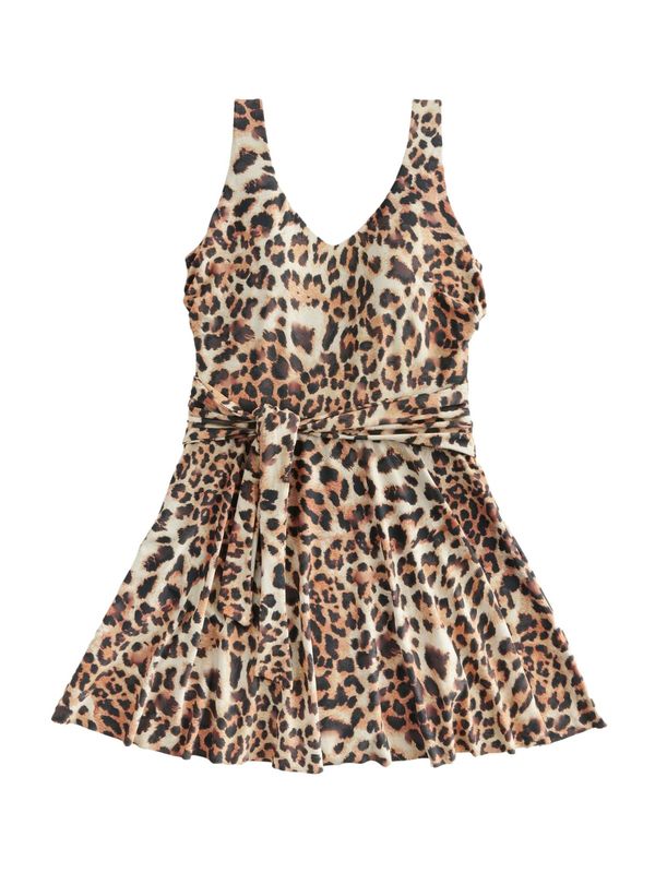 Next Next Haljina za kupanje  boja pijeska / smeđa / brokat / crna