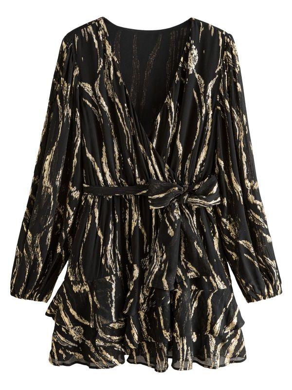 Next Next Haljina  zlatna / crna