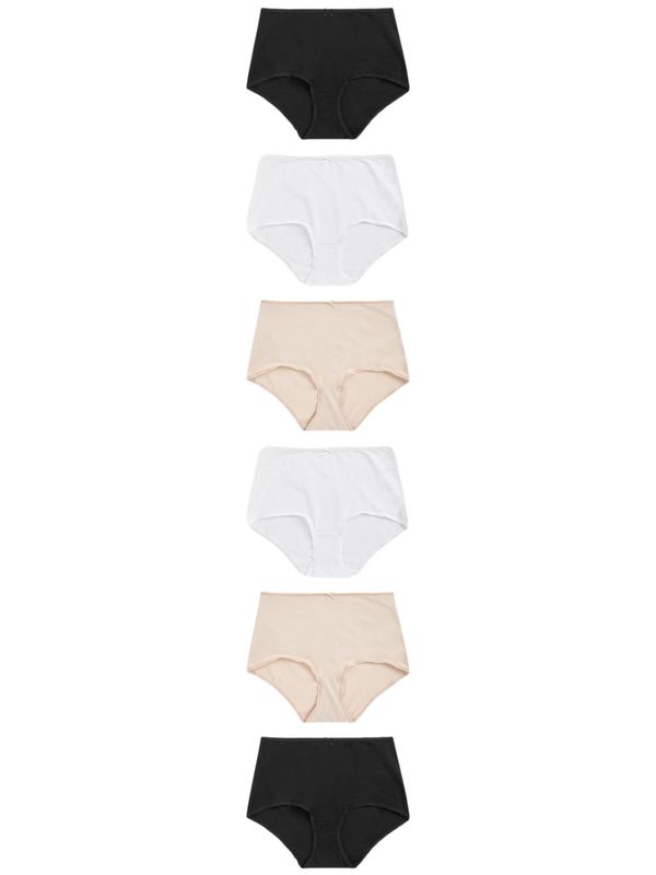 Next Next Hipster gaćice  bež / crna / bijela