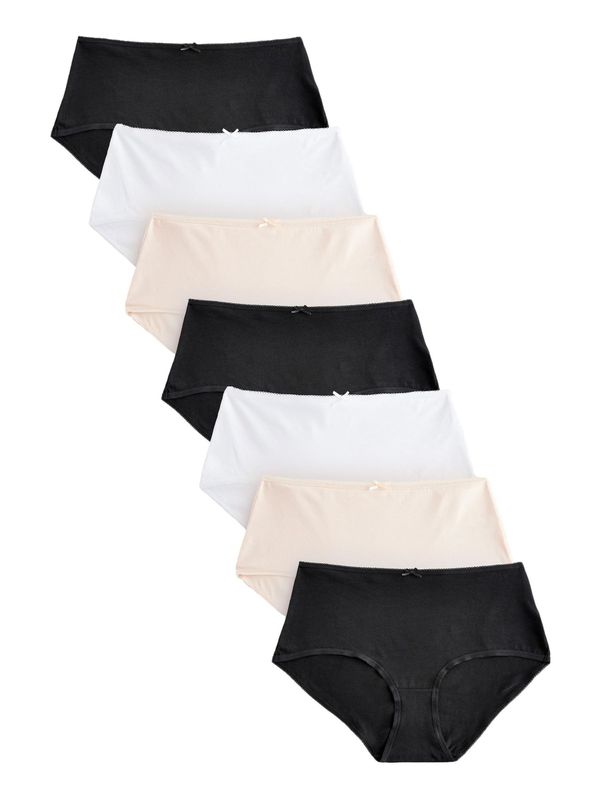 Next Next Hipster gaćice  bež / crna / bijela