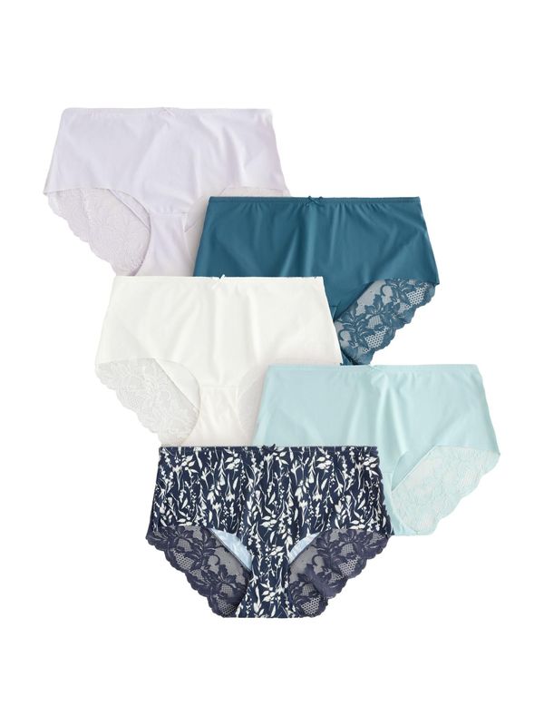 Next Next Hipster gaćice  morsko plava / cijan plava / bijela / bijela