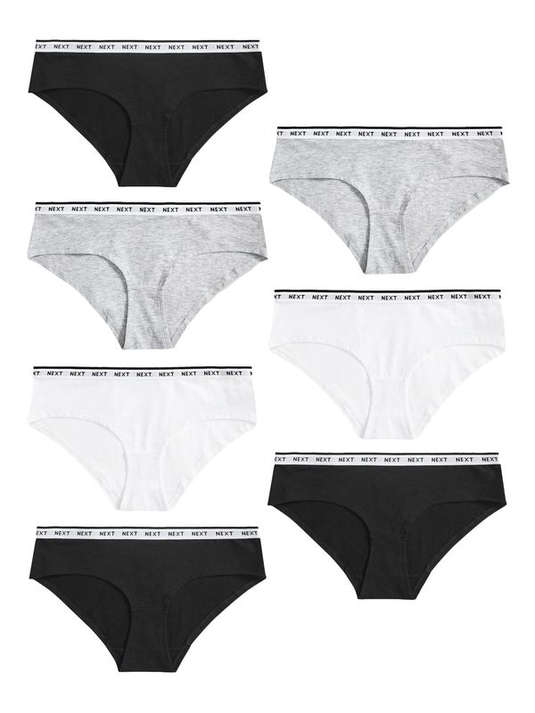 Next Next Hipster gaćice  siva / crna / bijela