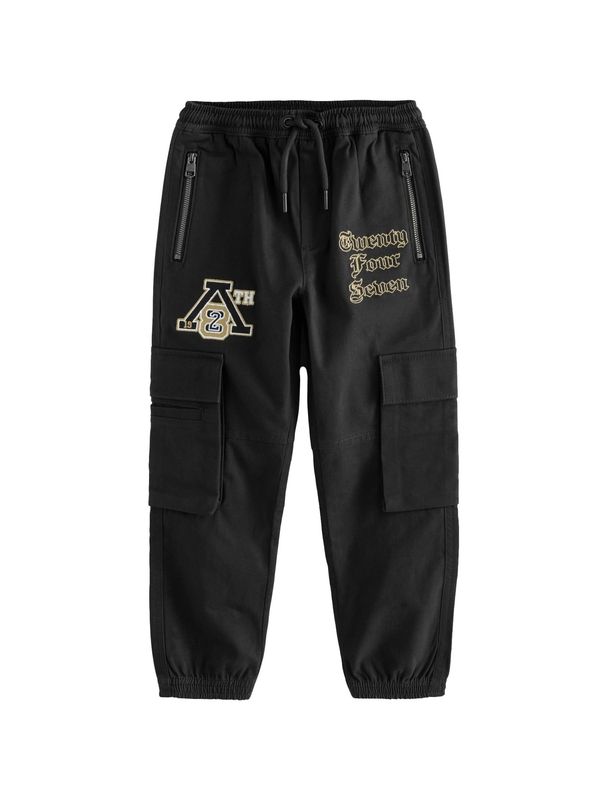 Next Next Hlače  bež / crna / bijela