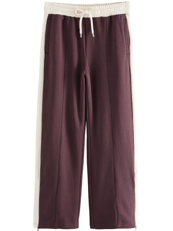 Next Next Hlače  boja pijeska / ljubičasto crvena