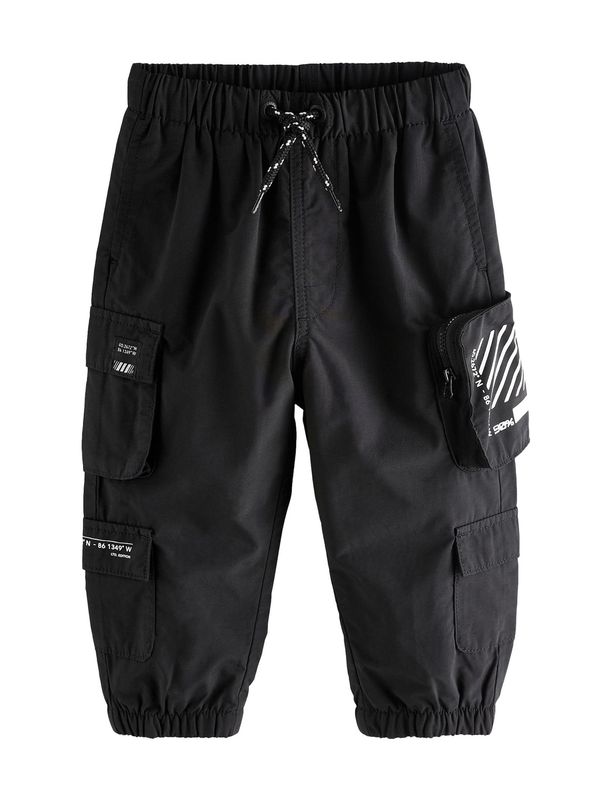 Next Next Hlače  crna / bijela