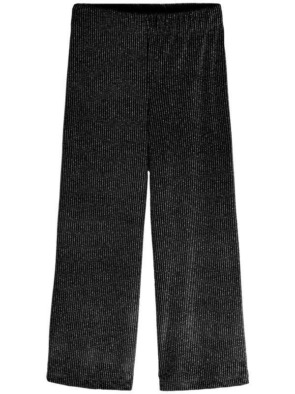 Next Next Hlače  crna / srebro