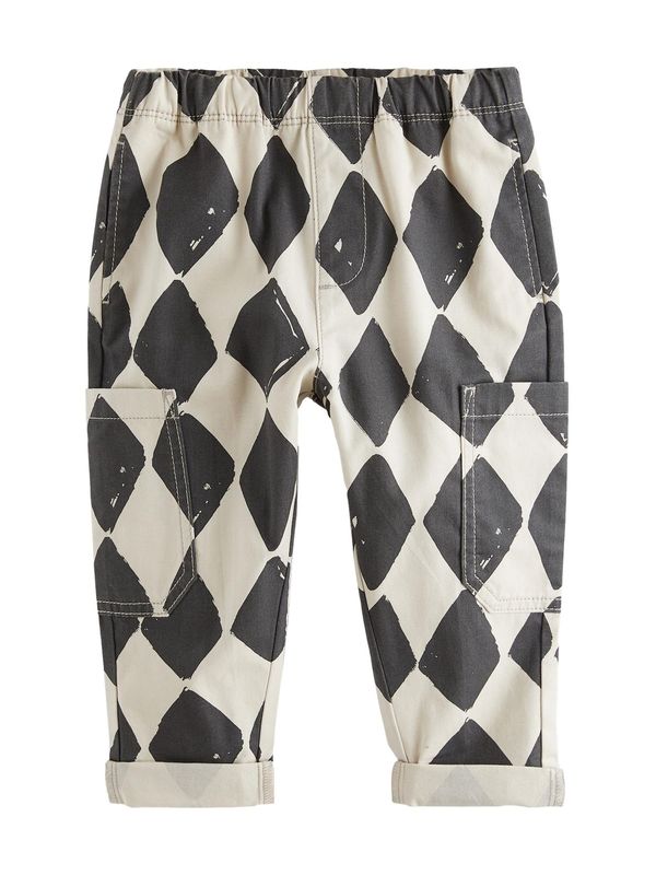 Next Next Hlače  ecru/prljavo bijela / crna