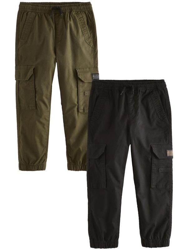 Next Next Hlače  maslinasta / crna